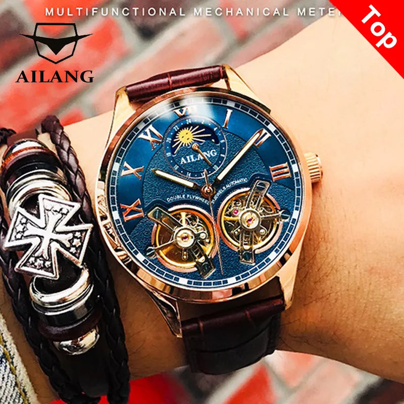 Men Watch Automatic Self-Wind Mechanical Watch