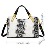 Noble Women Handbag Python Pattern