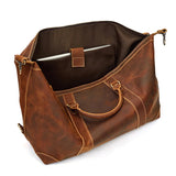 Large Genuine Leather Men Travel Bag
