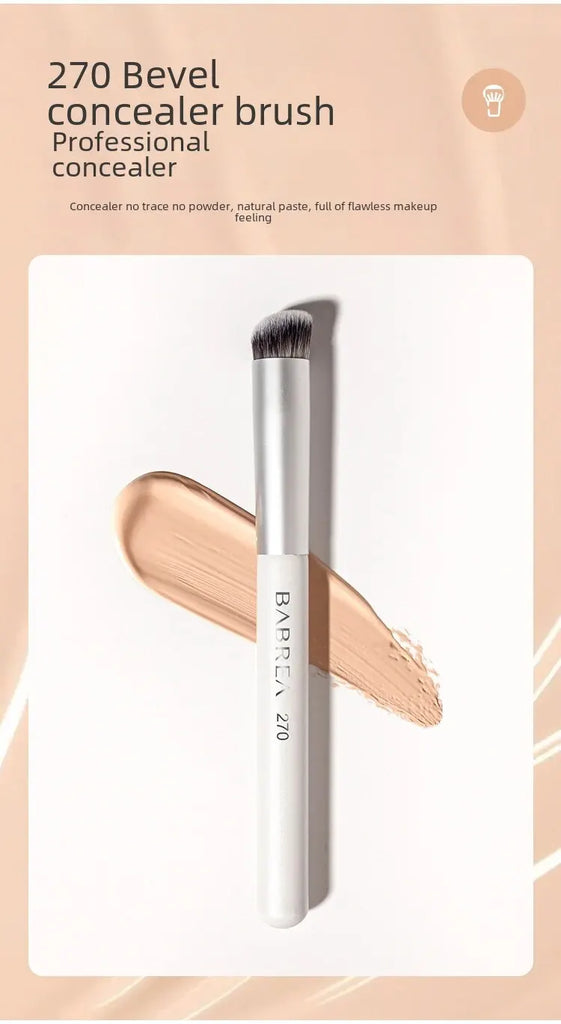 270 Round Head Seamless Puff Makeup Brush Non-smudging Soft Brush Official Genuine Store Artificial Fiber Bristles