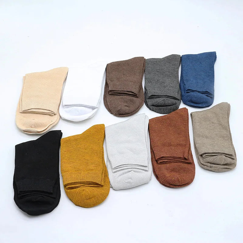 10 Pairs Women's Bamboo Fiber Socks