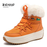Brand Boots Women New 2023 Winter Snow Boots Women Plush Warm Ankle Boots for Women Original Winter Shoes Designer Shoes Women
