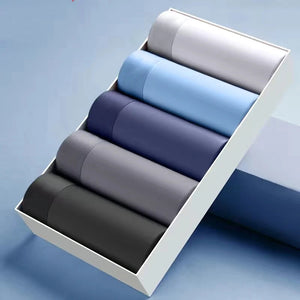 Men Underwear Ice Silk Graphene Breathable Comfortable Boxers