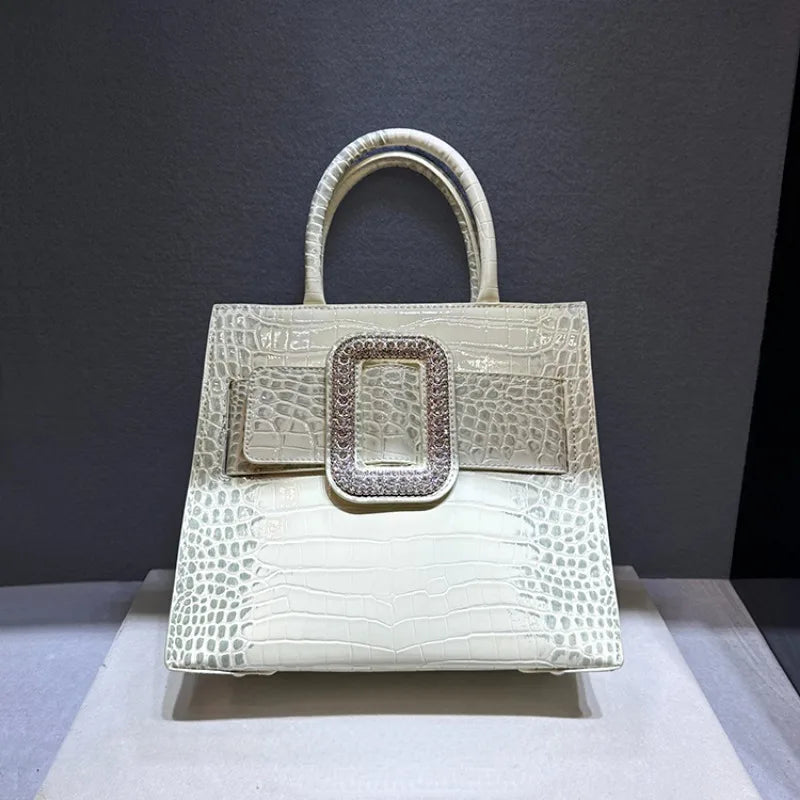 Soft Genuine Leather Casual Tote Bag