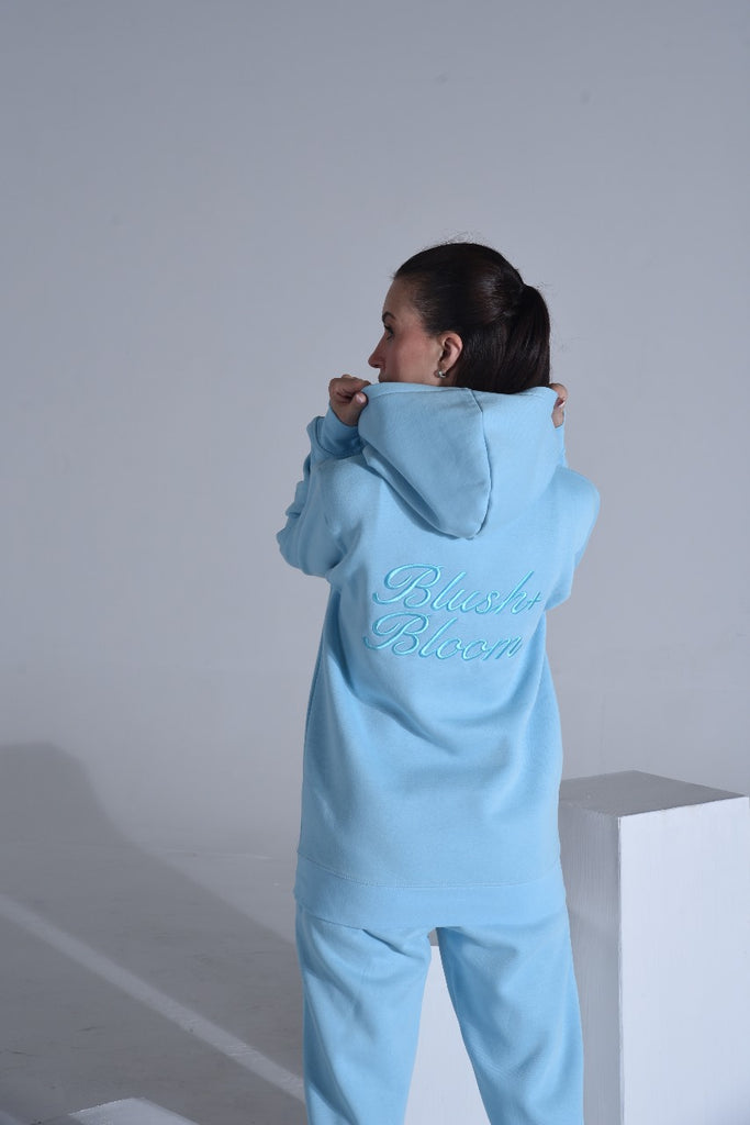 Blush + Bloom London Daisy Bows Luxury Hoodie for Ladies | Butter Soft Designer Hoodie and Jogger Set