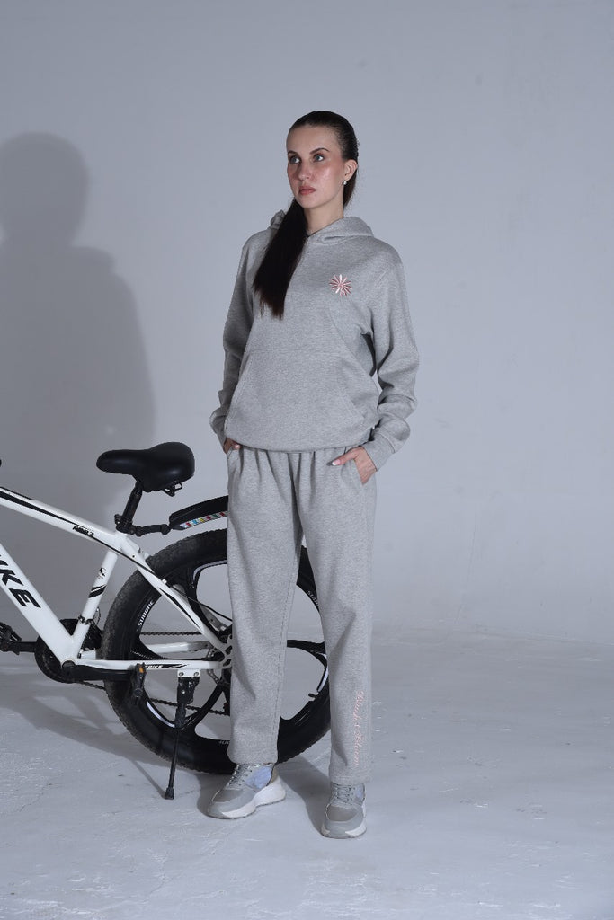 Blush + Bloom London Daisy Bows Luxury Hoodie for Ladies | Butter Soft Designer Hoodie and Jogger Set