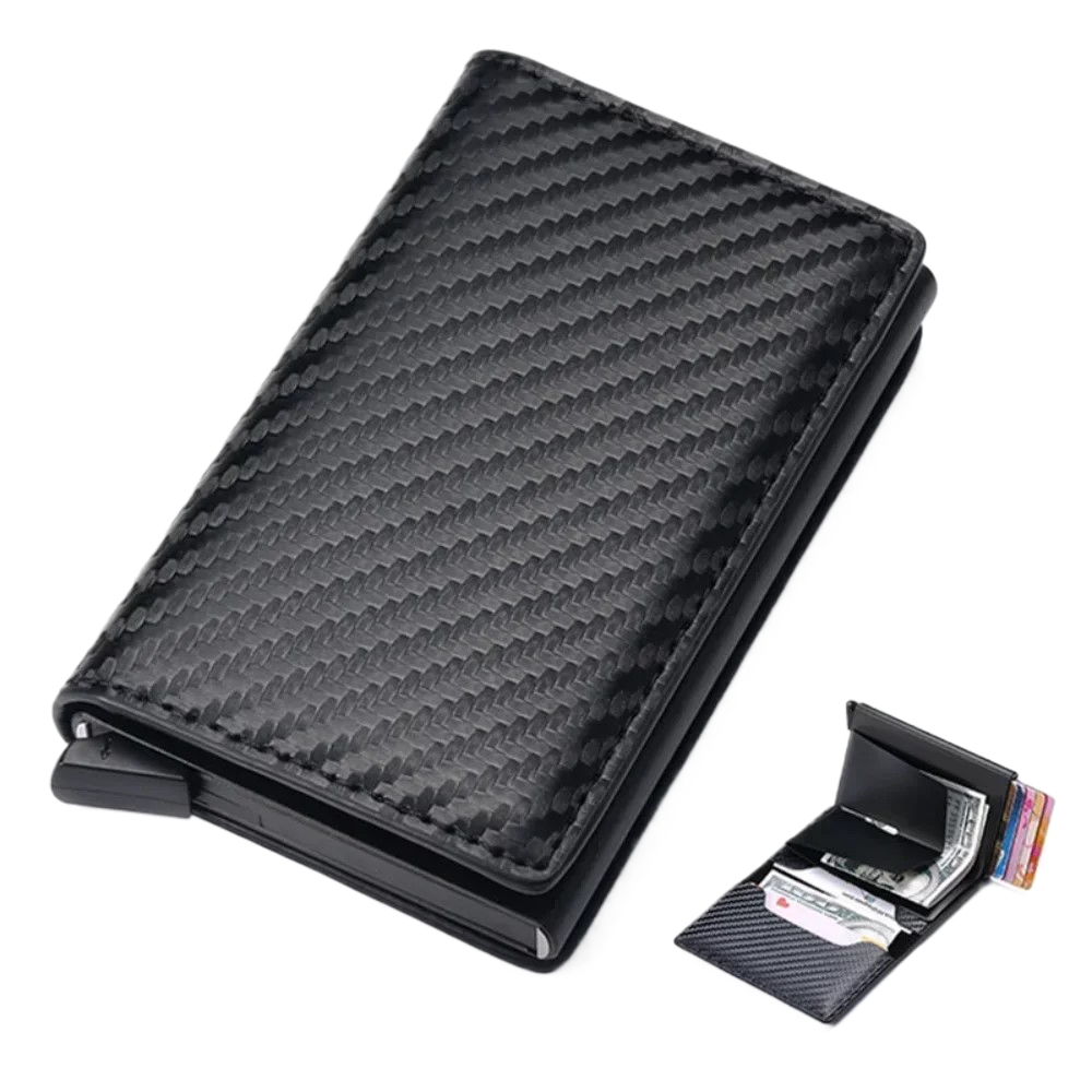 Soft Synthetic Leather Aluminum Alloy Organizer Case