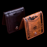 Men's Dollar Pattern Wallet Leather Wallet