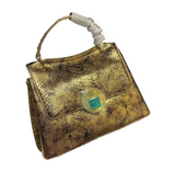 Snake Print Shoulder Crossbody Bag