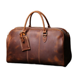 Genuine Leather Premium Fashion Travel Bag For Men