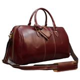 Genuine Leather Premium Fashion Travel Bag For Men