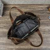 Men's Large Leather Travel Luxury Bag
