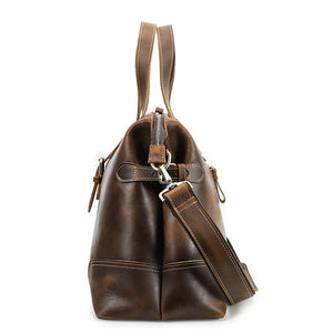 Men's Large Leather Travel Luxury Bag