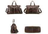 Men's Large Leather Travel Luxury Bag