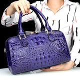 Genuine Leather Crocodile Pattern Leather Fashion Bag