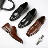 Patent Leather shoes mens 2022 new Formal Business gentleman business dress shoes genuine leather youth formal casual shoes