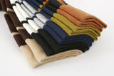 5 Pairs Mens Colourful Grid Casual Combed Cotton Socks