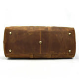 Soft Genuine Leather Travel Duffle Luggage Bag
