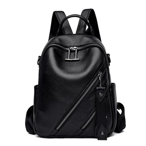 Women's Designer Backpack Casual Back Pack for Women High Quality Genuine Leather Backpacks Female School Bags for Teenage Girls