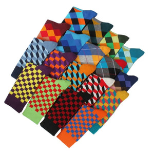 Multicolour Casual Business Crew Men Socks