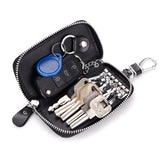 Split Leather Multifunctional Mini Key Wallet