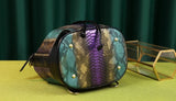 New new fashion panelled string bucket messenger bag split leather large capacity tote bags for women clutch famous brands sac