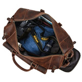 Genuine Leather Men's Business Trip Handbag