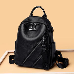 Women's Designer Backpack Casual Back Pack for Women High Quality Genuine Leather Backpacks Female School Bags for Teenage Girls