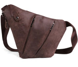 Genuine Leather Men Casual Crossbody Bag