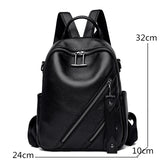 Women's Designer Backpack Casual Back Pack for Women High Quality Genuine Leather Backpacks Female School Bags for Teenage Girls