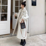 White Fur Integrated Lamb Fur Coat For Women'S 2023 Winter New High-End Sense Standing Collar Thickened Woolen Coat