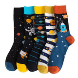 Mid Calf Socks Cotton Socks Size Eu41-46 US7.5-12