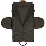 Genuine Leather Travel Duffle Bag With Shoe Pocket