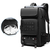 Men travel backpack 50L hiking trekking backpack waterproof  17 inch Laptop Backpack Business Backpack with Separate Shoe Bag