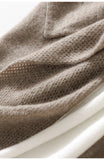 Cashmere Scarf Collar Cardigan Loose Knitted Robe