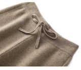 S-XXXLHot selling women's 100% wool wide leg pants, fashionable and comfortable cashmere knitted long men's wide leg multi color