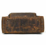 Durable Genuine Leather Men's Travel Bag