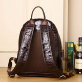 Quality Real crocodile leather backpack Tote bag Women Genuine Leather Bag Women's bag Real Leather Men's backpack