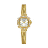 New Women's Luxury Crystal Bracelet Watches Fashion Retro Gold Silver Ladies Quartz Wristwatch Mesh Alloy Female Watch Small