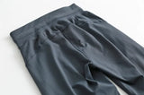 Lulu-Logo Stretch Fabric Workout Sport Joggers Pants Women Waist Drawstring Fitness Running Sweatpants with Two Side Pockets