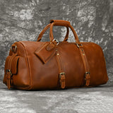 Vintage Style Genuine Soft Leather Fashion Duffle bag