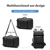 Men travel backpack 50L hiking trekking backpack waterproof  17 inch Laptop Backpack Business Backpack with Separate Shoe Bag