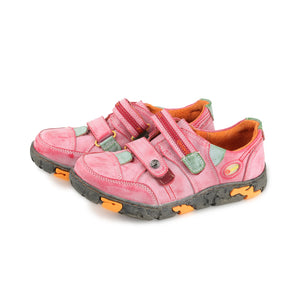 SHOELANDER Autumn New Women's Casual Lace-free Leather Single Shoes For the Outdoors