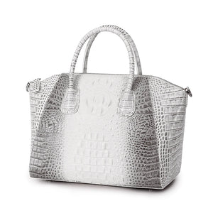 Genuine Leather Women's Luxury Crocodile Texture Handbags