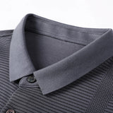 Top Grade 2023 New Fashion Brand Designer Luxury Plain Mens Polo Shirts Regular Fit Casual  Long Sleeve Tops Mens Clothing