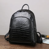Quality Real crocodile leather backpack Tote bag Women Genuine Leather Bag Women's bag Real Leather Men's backpack