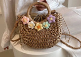 Summer Straw Hand-Woven Bag