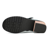 Woman Genuine Leather Loafers Casual Women Student Shoes Slip On Round Toe Platform Footwear Female Shoes Pumps Oxford High Heel