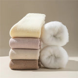 3 Pairs Socks Wool Thick Plush Soft Socks