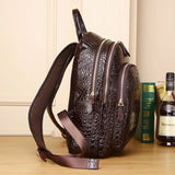 Quality Real crocodile leather backpack Tote bag Women Genuine Leather Bag Women's bag Real Leather Men's backpack